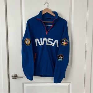 NASA Quarter Zip Fleece Jacket